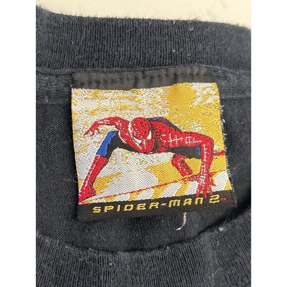 Vintage 2004 Spiderman 2 The Movie Kids Shirt Size Large - Great Condition - Picture 6 of 12